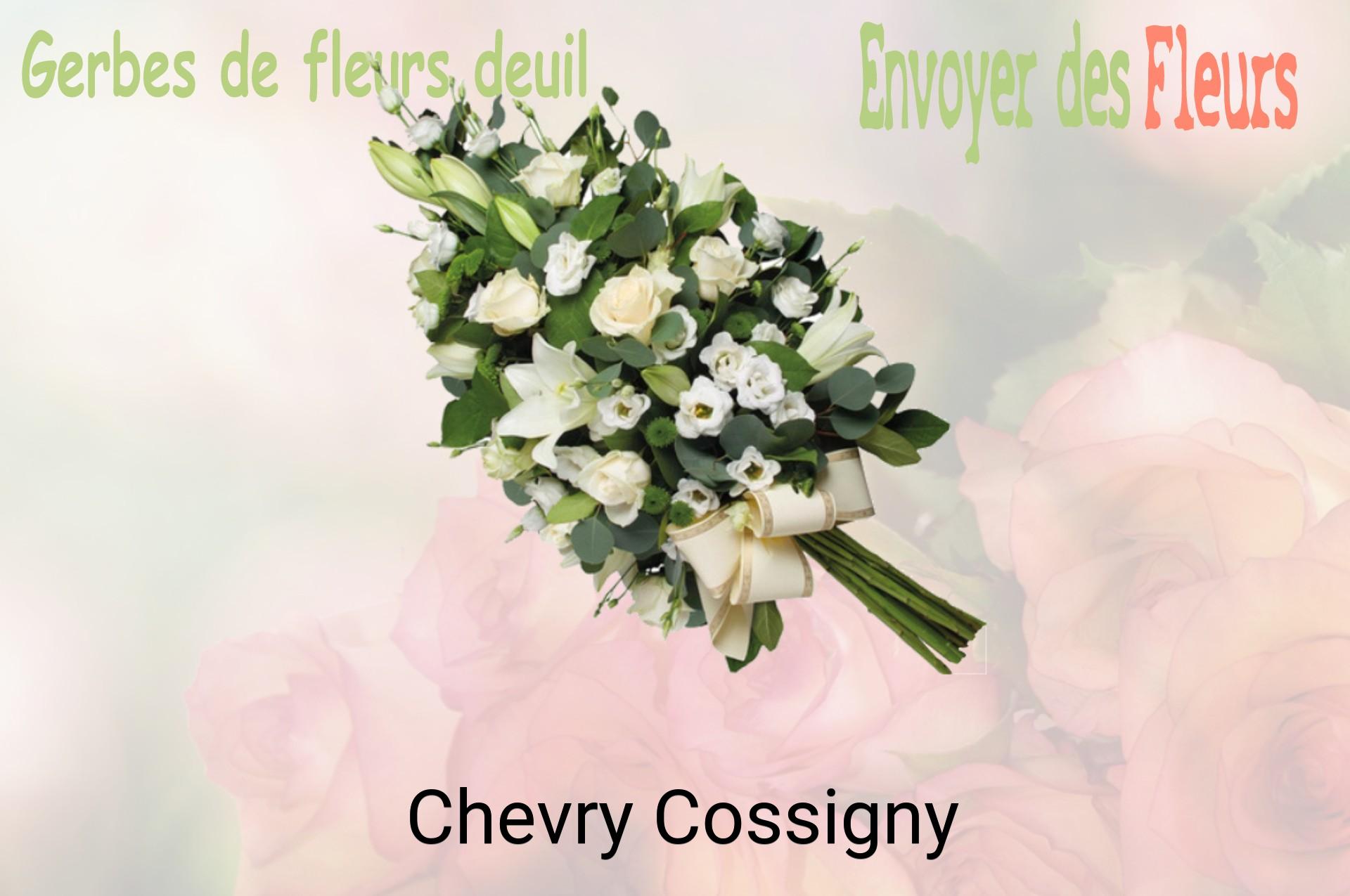 Gerbe de fleurs de deuil livrée à Chevry-Cossigny
